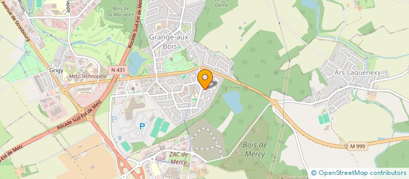 localisation de l'entreprise MONSIEUR ARNAUD LAPREVOTE  METZ