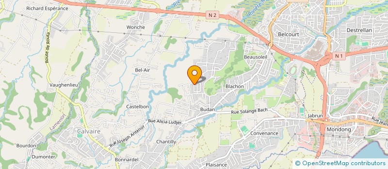 localisation de l'entreprise MONSIEUR ARNAUD LAQUITAINE  BAIE-MAHAULT