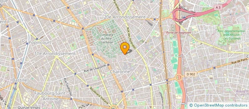 localisation de l'entreprise MONSIEUR ARNAUD LARGE  PARIS