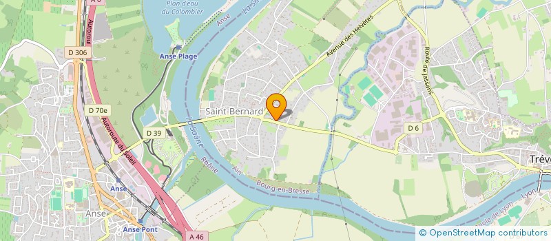 localisation de l'entreprise MONSIEUR ARNAUD LAROCHE  SAINT-BERNARD