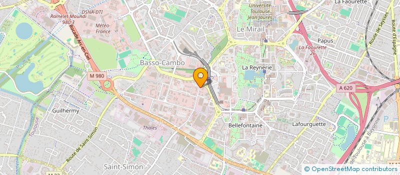 localisation de l'entreprise MONSIEUR ARNAUD LARRALDE DE FOURCAULD  TOULOUSE