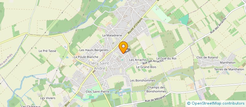 localisation de l'entreprise MONSIEUR ARNAUD LASNIER à CLERY-SAINT-ANDRE