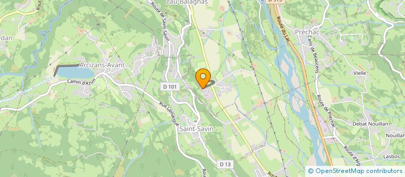 localisation de l'entreprise MONSIEUR ARNAUD LATAPIE  LAU-BALAGNAS