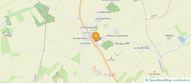 localisation de l'entreprise MONSIEUR ARNAUD LAUGAIS  SUBLAINES