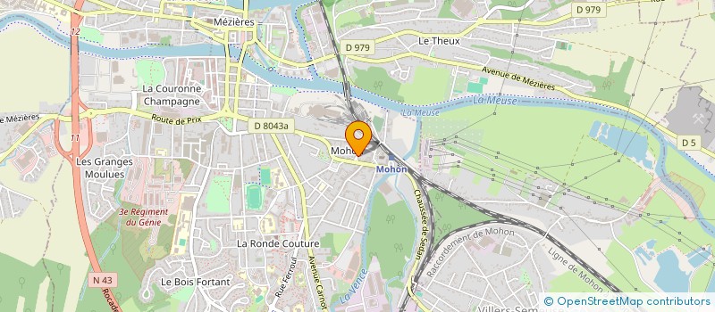 localisation de l'entreprise MONSIEUR ARNAUD LAURENT  CHARLEVILLE-MEZIERES