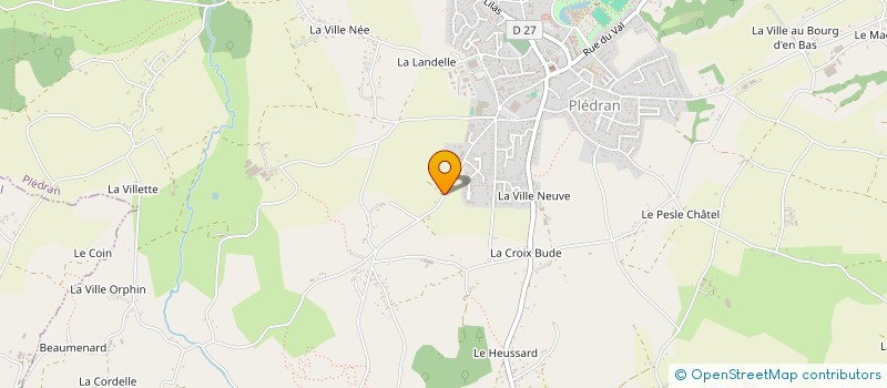 localisation de l'entreprise MONSIEUR ARNAUD LAVOLLEE à PLEDRAN