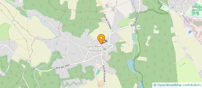 localisation de l'entreprise MONSIEUR ARNAUD LE BARILLIER  SAINT-REMY-L'HONORE