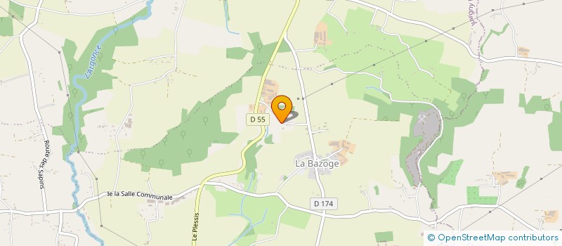 localisation de l'entreprise MONSIEUR ARNAUD LE BLANC  JUVIGNY LES VALLEES