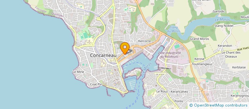 localisation de l'entreprise MONSIEUR ARNAUD LE BRUCHEC à CONCARNEAU