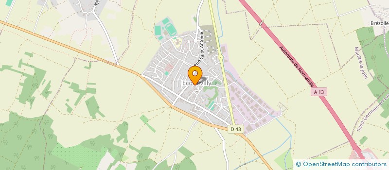 localisation de l'entreprise MONSIEUR ARNAUD LE COCQ  ECQUEVILLY