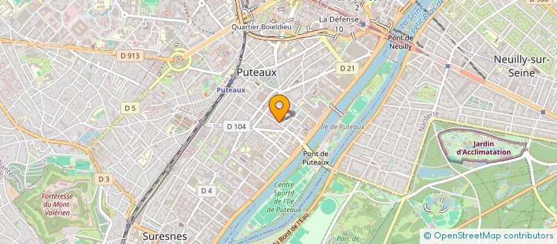 localisation de l'entreprise MONSIEUR ARNAUD LE COMPASSEUR CREQUI MONTFORT DE COURTIVRON  PUTEAUX