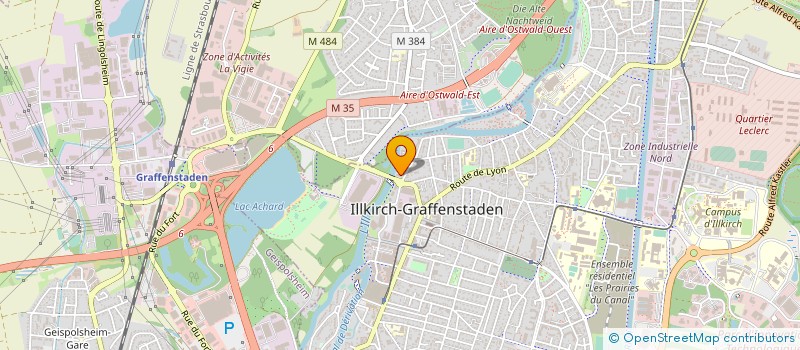 localisation de l'entreprise MONSIEUR ARNAUD LE CONTE  ILLKIRCH-GRAFFENSTADEN