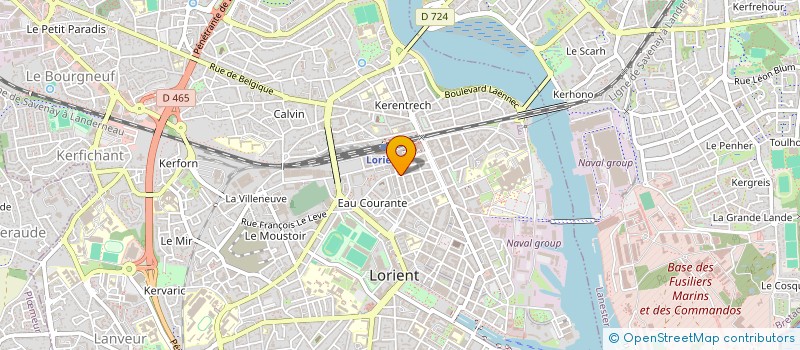 localisation de l'entreprise MONSIEUR ARNAUD LE CORRE  LORIENT