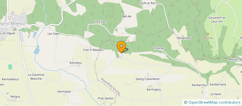 localisation de l'entreprise MONSIEUR ARNAUD LE CORRE  PLOUNEVEZ-QUINTIN