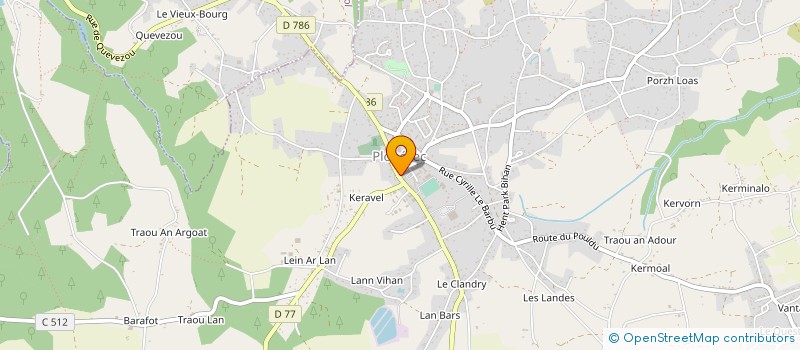 localisation de l'entreprise MONSIEUR ARNAUD LE FLOCH à PLOUEZEC