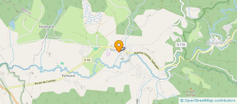 localisation de l'entreprise MONSIEUR ARNAUD LE GAL  NOAILHAC