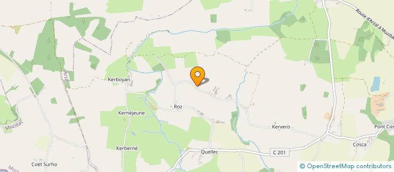 localisation de l'entreprise MONSIEUR ARNAUD LE GLAND  ARZAL