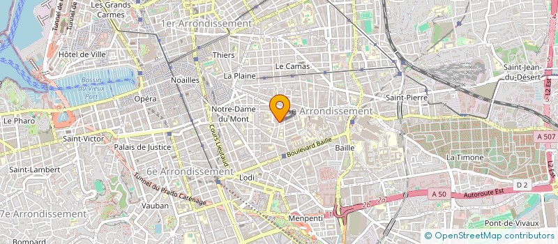 localisation de l'entreprise MONSIEUR ARNAUD LE GOFF à MARSEILLE