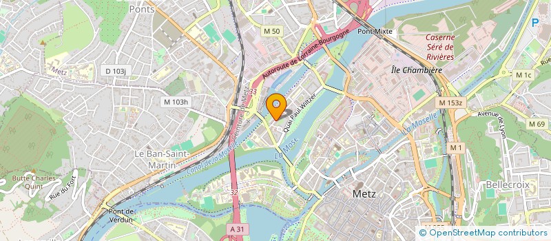 localisation de l'entreprise MONSIEUR ARNAUD LE GRAND DE BELLEROCHE  METZ