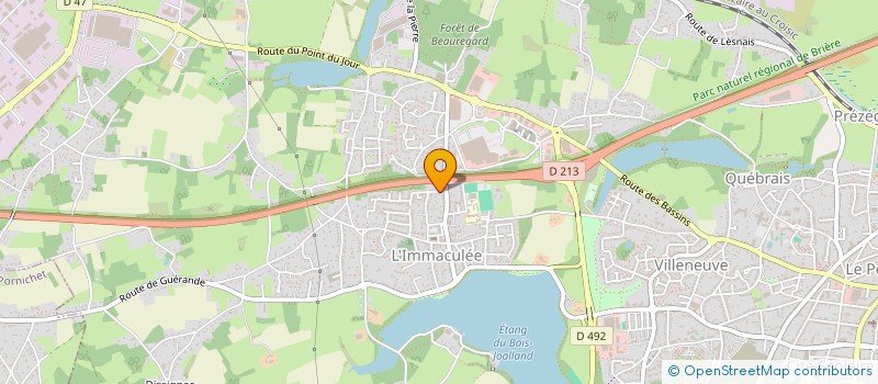 localisation de l'entreprise MONSIEUR ARNAUD LE JEUNE  SAINT-NAZAIRE