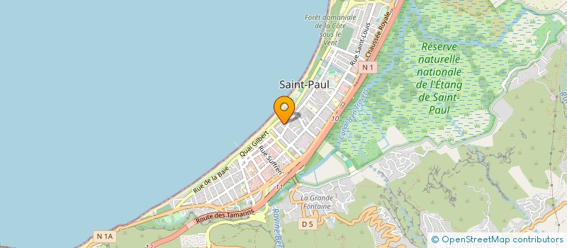 localisation de l'entreprise MONSIEUR ARNAUD LE MAIRE  SAINT-PAUL