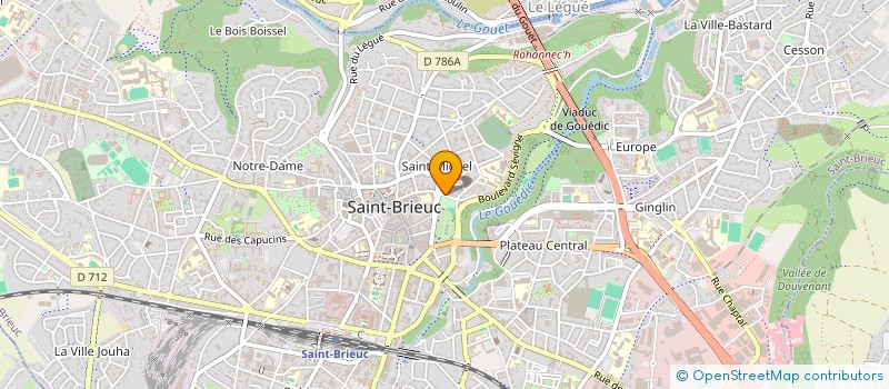 localisation de l'entreprise MONSIEUR ARNAUD LE MARCHAND à SAINT-BRIEUC