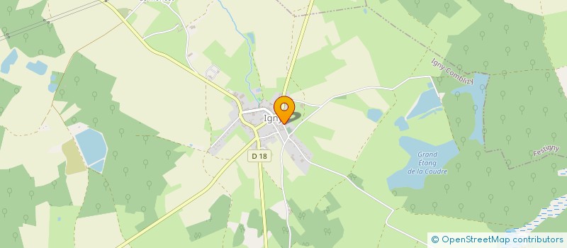 localisation de l'entreprise MONSIEUR ARNAUD LE MEN  IGNY-COMBLIZY