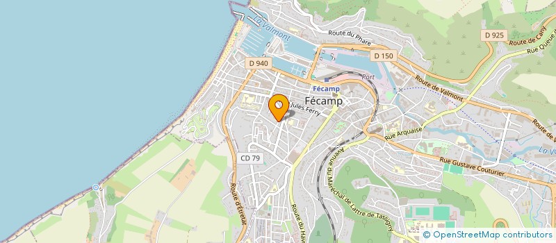 localisation de l'entreprise MONSIEUR ARNAUD LE MINDU  FECAMP