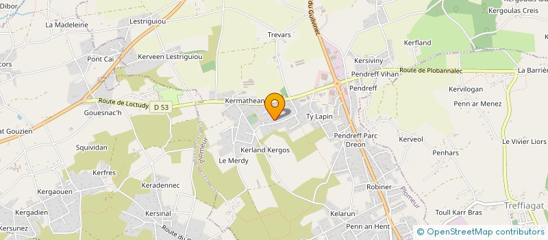 localisation de l'entreprise MONSIEUR ARNAUD LE PETILLON  PLOMEUR