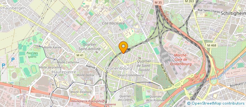 localisation de l'entreprise MONSIEUR ARNAUD LE QUESNE à STRASBOURG