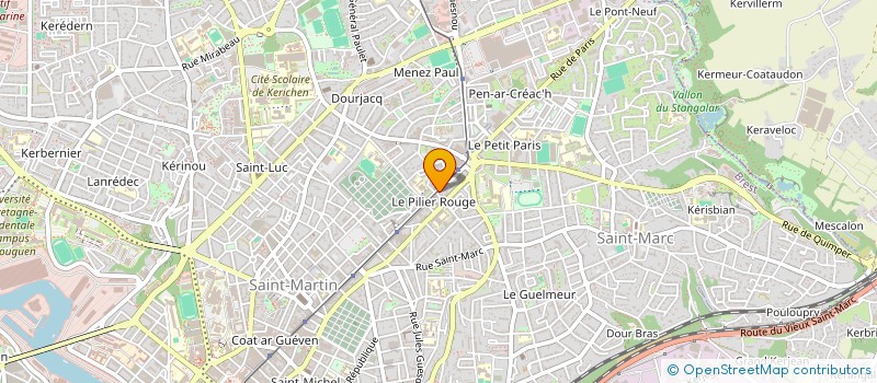 localisation de l'entreprise MONSIEUR ARNAUD LE REGENT à BREST