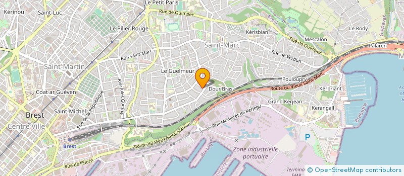 localisation de l'entreprise MONSIEUR ARNAUD LE REUN à BREST