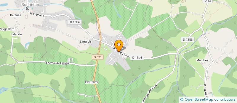 localisation de l'entreprise MONSIEUR ARNAUD LE ROL  LOUPES