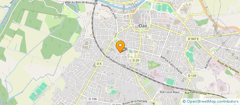 localisation de l'entreprise MONSIEUR ARNAUD LE ROUX à DAX