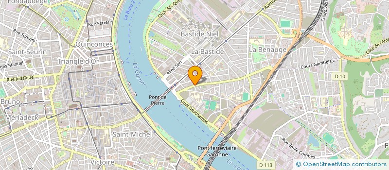 localisation de l'entreprise MONSIEUR ARNAUD LE VOT  BORDEAUX