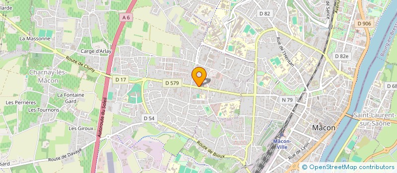 localisation de l'entreprise MONSIEUR ARNAUD-LEANDRE VOISIN  CHARNAY-LES-MACON