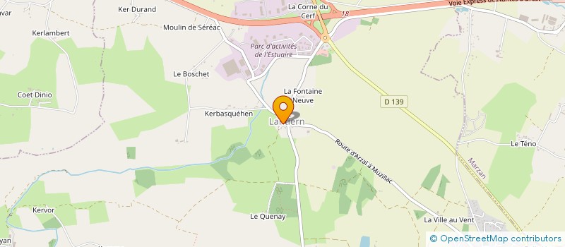 localisation de l'entreprise MONSIEUR ARNAUD LEBOT à ARZAL