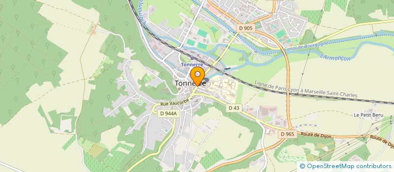 localisation de l'entreprise MONSIEUR ARNAUD LEBOULANGER à TONNERRE