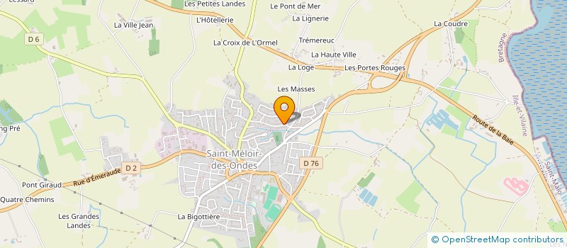 localisation de l'entreprise MONSIEUR ARNAUD LEBRANCHU à SAINT-MELOIR-DES-ONDES