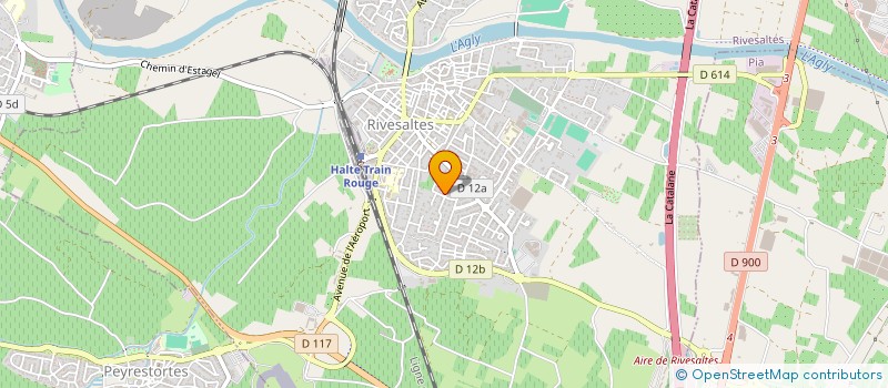 localisation de l'entreprise MONSIEUR ARNAUD LEBRETON  RIVESALTES