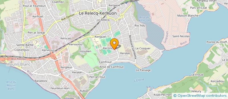 localisation de l'entreprise MONSIEUR ARNAUD LEBRETON à LE RELECQ-KERHUON