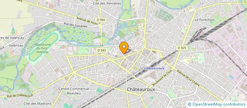 localisation de l'entreprise MONSIEUR ARNAUD LECHARTIER  CHATEAUROUX