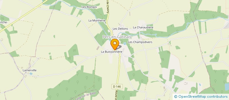 localisation de l'entreprise MONSIEUR ARNAUD LECLERCQ  PERS-EN-GATINAIS