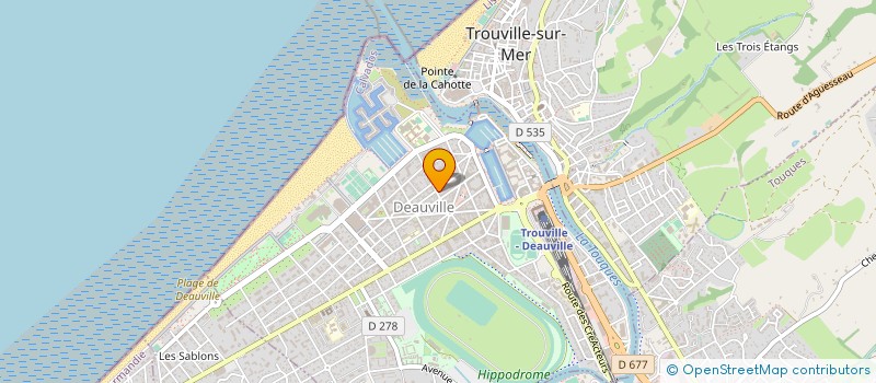 localisation de l'entreprise MONSIEUR ARNAUD LECOMTE à DEAUVILLE