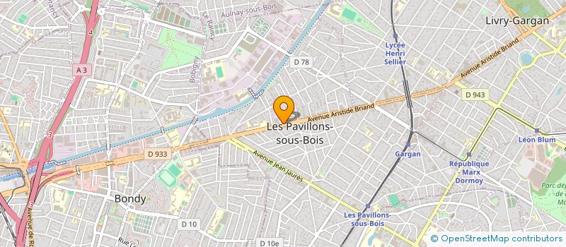 localisation de l'entreprise MONSIEUR ARNAUD LECOMTE à LES PAVILLONS-SOUS-BOIS