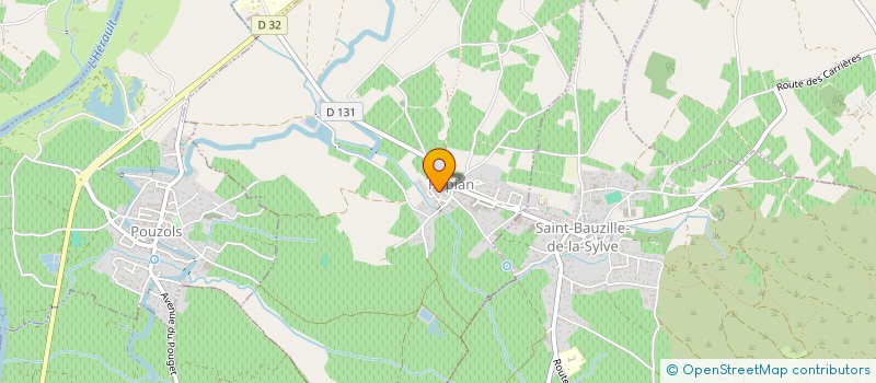 localisation de l'entreprise MONSIEUR ARNAUD LECORPS  LE POUGET