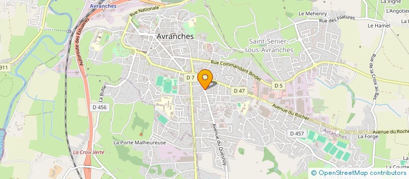 localisation de l'entreprise MONSIEUR ARNAUD LECOUTURIER  AVRANCHES