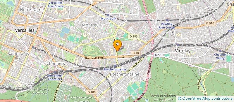 localisation de l'entreprise MONSIEUR ARNAUD LEDON à VERSAILLES