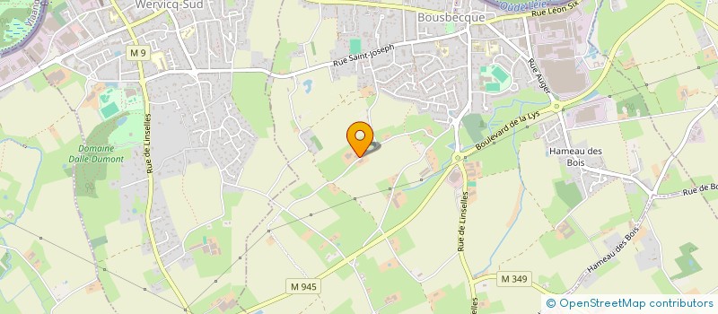 localisation de l'entreprise MONSIEUR ARNAUD LEFEBVRE  BOUSBECQUE