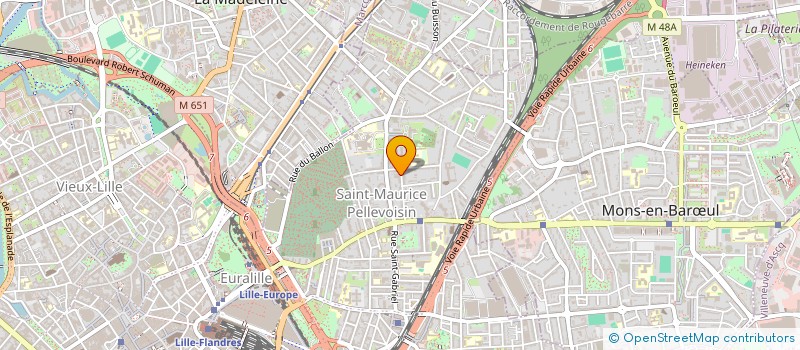 localisation de l'entreprise MONSIEUR ARNAUD LEFEBVRE à LILLE